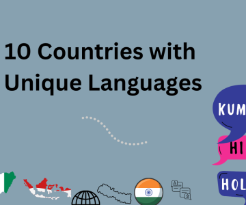 10 countries with unique languages